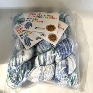 3 Skeins  Lion Brand Yarns Hand Dyed Heaven 70g ea 100% nylon